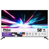 Smart TV Philco 58" 4K PTV58G70R2CSGBL  HDR10 Dolby Audio 4X HDMI 2.0 WiFi Roku TV