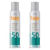 Protetor Solar Spray 50 Fps Sun Prime 150ml Ae2600019 Kit 2 Unidades My Health