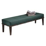 Banco Livia Verde E Imbuia 160 Cm