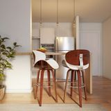 Banqueta Giratória Arnhem Branca