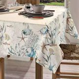 Toalha De Mesa Quadrada 180x180cm Renova Marina 01 D - Dohler Estamparia Digital
