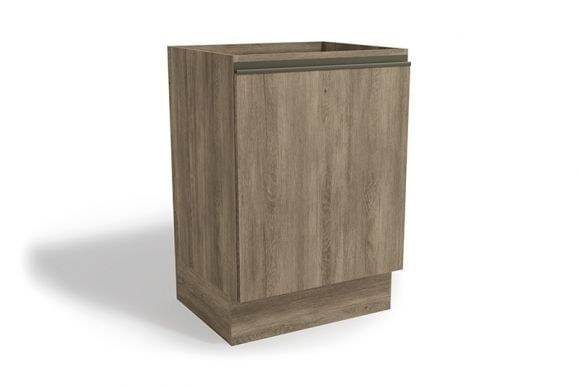 Balcão (Gabinete) de Cozinha Kappesberg Maxxi G742 Madeira 1 Porta S/tampo 60cm (Usar S510 ou E603)