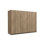 Armario Aereo Cozinha Modulado Maxxi G766 C 3 Portas Nogal Kappesberg