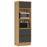 Paneleiro Itatiaia Lisboa 2 Portas 1gaveta 2 Nichos Para Forno 6000001551