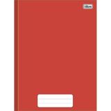 Caderno Brochura 80fls Pepper Vermelho 235946 - Tilibra