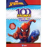 Marvel Spider-Man-100 Paginas P/ Colorir e Aprende