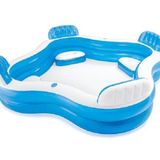 Piscina Familiar Com Assentos E Porta Copos 990 Litros Intex