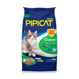 Areia Higiênica Sanitária Para Gatos Classic Pipicat 4kg Pipicat