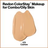 Revlon Colorstay Liquid Foundation Maquiagem Para Combinação/pele Oleosa Spf 15, Cobertura Longwear Média-completa Com Acabamento Fosco, Cajueiro (27