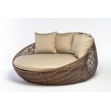 Chaise Concha Redonda Fibra Sintética Varanda Piscina 1,80m