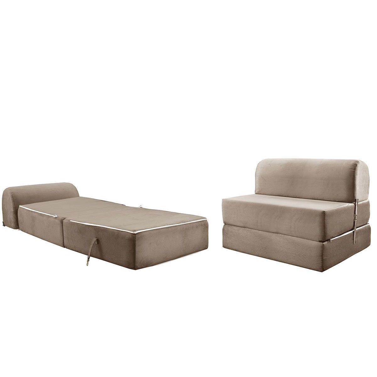 Sofa Cama Paropas Multiuso New Casal Extra Capuccino