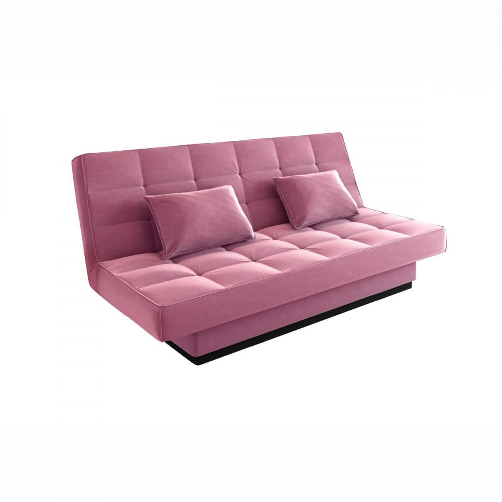 Sofá Cama Andradas Veludo Rose Mamflex