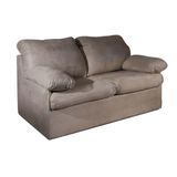 Sofa Cama P Sala Mh1496 Idea Suede Marrom Claro Herval