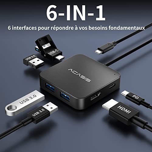 Hub Usb C, Hub Usb Tipo-c Multiportas Com Hdmi 4k, Power D