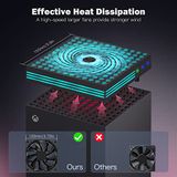 Ventilador De Resfriamento Para Xbox Series X Com 8 Tipos De Rgb Light Mo