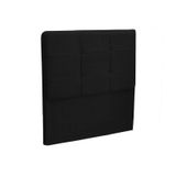 Cabeceira Solteiro Cama Box 90 cm London Preto - JS Móveis