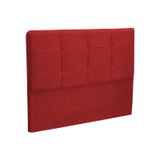 Cabeceira Casal King Cama Box 195 cm London Vermelho - JS Móveis