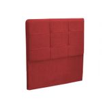 Cabeceira Solteiro Cama Box 90 cm London Vermelho - JS Móveis