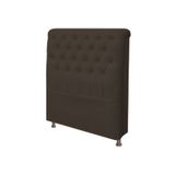 Cabeceira para Cama Box Solteiro 90 cm Paris Corino Marrom - JS Móveis