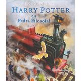 Harry Potter e a Pedra Filosofal - (Ed. Ilustrada) + Marca Página