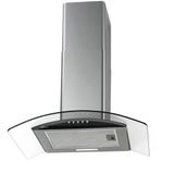Coifa De Parede Fischer Fit, Vidro Curvo, Inox, 60 Cm  220 Volts
