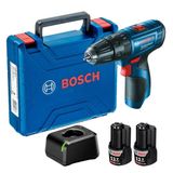 Parafusadeira A Bateria Gsr 120-li Com Maleta E 2 Baterias - 06019g80e0 - Bosch