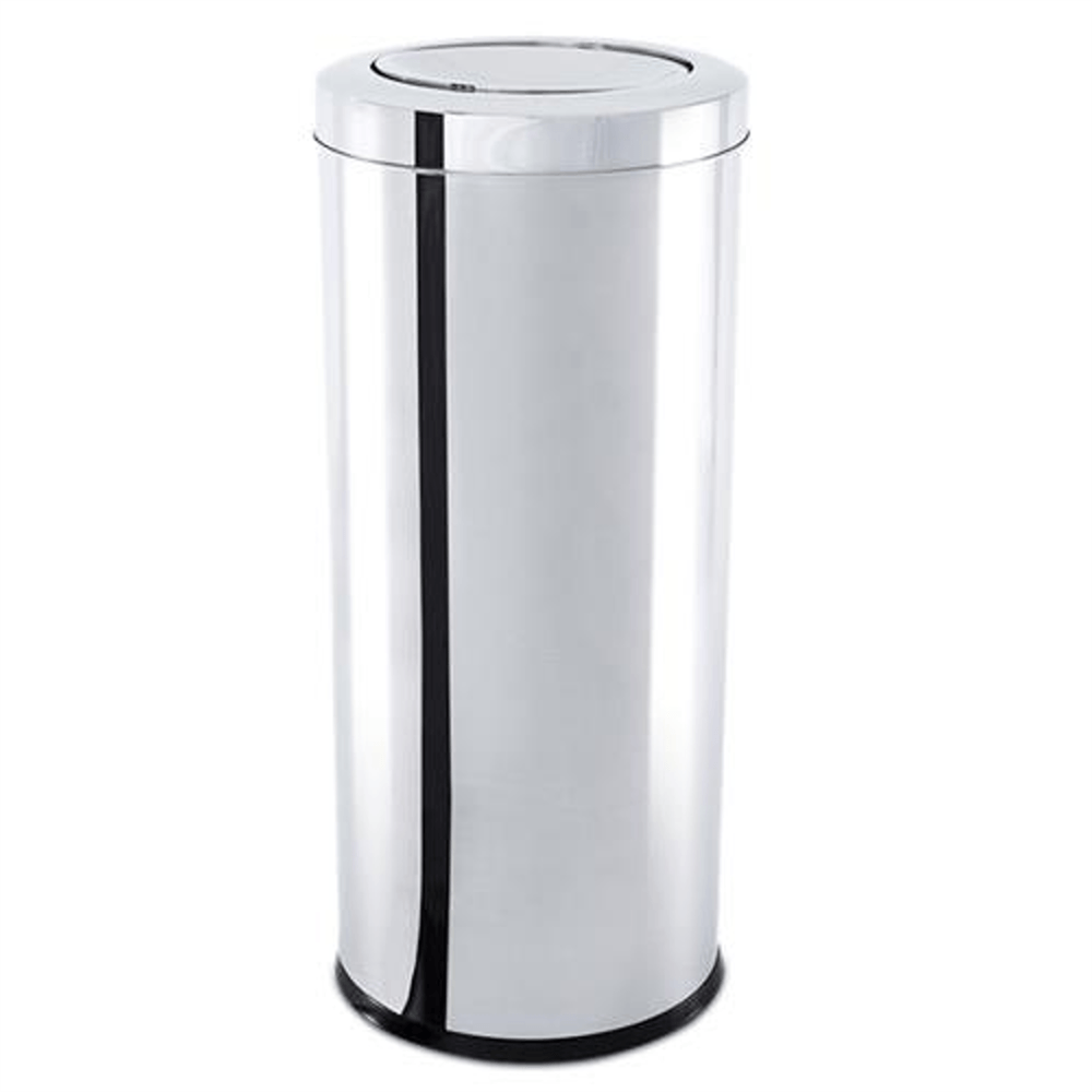 Lixeira Inox Com Tampa Basculante 7,8 Litros - 3032/206 - Brinox