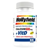 Kit Cálcio Hollyfield 600Mg 60 Cápsulas Com 3