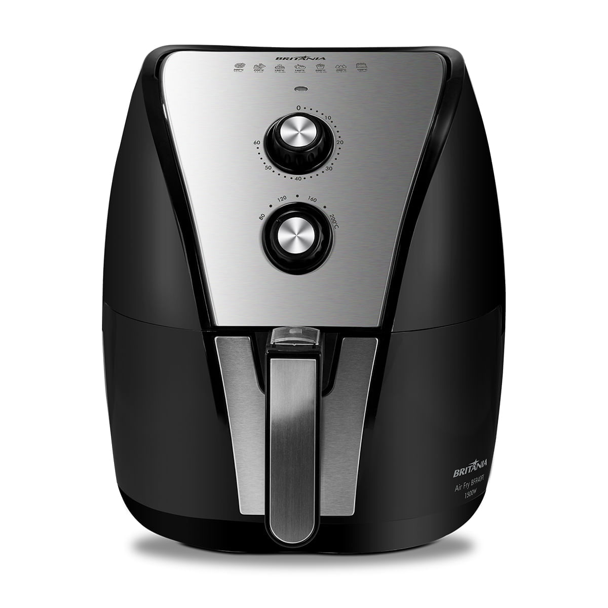 Fritadeira Air Fryer Britânia Bfr40pi 5l Antiaderente 1500w 220v