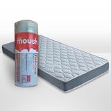 Colchão De Espuma Casal Padrão À Vácuo Moush D33 Orthocrin - 138x188x24