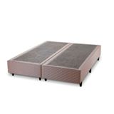 Base Cama Box Casal Strong Com Tecido Jacquard Estrutura Resistente 38x79x198cm Hellen