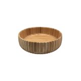 BOWL CANELADO DE BAMBU GRANDE (22CM) - OIKOS