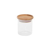 POTE DE MANTIMENTOS EMPILHÁVEL COM TAMPA DE BAMBU 200ML - OIKOS
