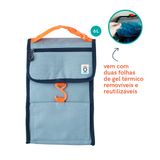 BOLSA TÉRMICA CONGELÁVEL DUPLEX AZUL - OIKOS