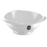 Escorredor De Massas Macarrão Alimentos 30cm Uz Branco