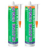 Selante Acrilico Marrom Sbrix Preenchimento Fissuras Trincas 450g 2 Unidades