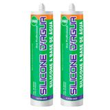Selante Acrilico Branco Sbrix Preenchimento Fissuras Trincas 450g 2 Unidades