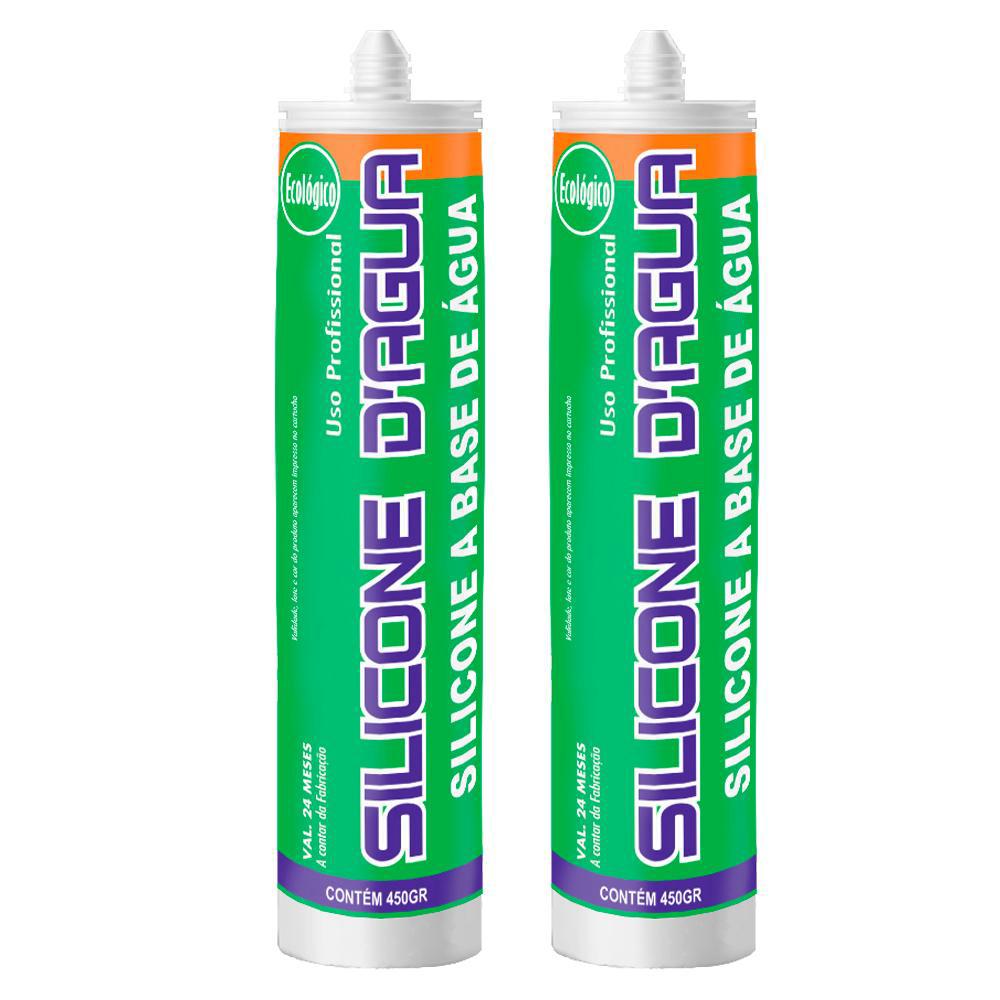 Selante Acrilico Branco Sbrix Preenchimento Fissuras Trincas 450g 2 Unidades