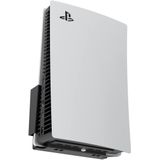 Monzlteck Wall Mount Para Ps5 Playstation 5 (disco E Digital), All Metal Vertical Hanging On Wall, Space Saver, Easy To Install(black)