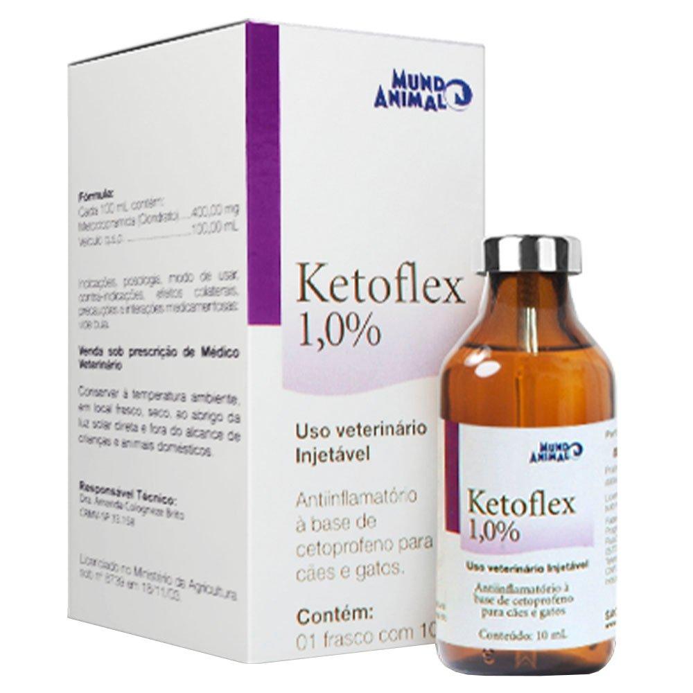 Anti-inflamatório Mundo Animal Ketoflex Injetável - 10 Ml - Carrefour