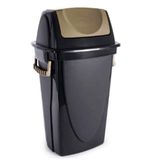 Lixeira Grande Basculante Ecoblack De 28 Litros