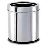 Lixeira De Aço Inox 5,4 Litros Pra Banheiros