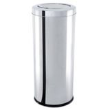 Lixeira De Aço Inox Para Sala De Recepção