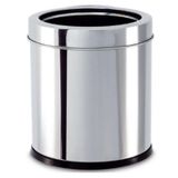 Lixeira Redonda De Aço Inox Para Colocar Em Banheiro