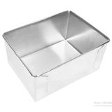 Forma De Bolo Retangular Em Alumínio 20x15x10cm