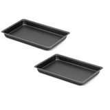 Kit Com 2 Assadeira Para Forninho 25cm - Antiaderente Jolly