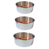 Kit 3 Formas Assadeiras Redonda Para Bolo Alta N20, 22, 24
