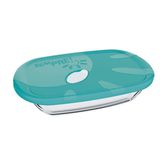 Assadeira Retangular Com Tampa Colorida - 3 L Sempre 6512