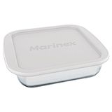 Assadeira Quadrada Média Com Tampa - 1,8 L Marinex