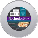 Assadeira De Pizza Polida 35cm Dura+ - Rochedo